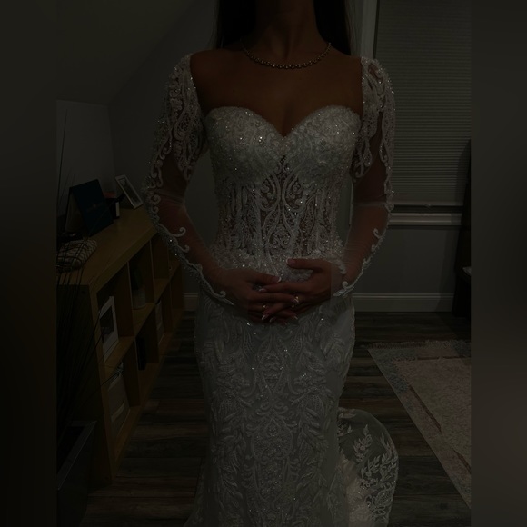 Beaded Wedding Dress - Picture 5 of 5